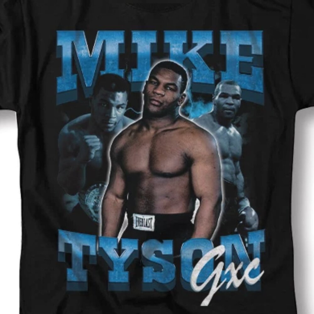 Mike Tyson T-Shirt, Mike Tyson Graphic Tee, Mike Tyson Champion T Shirt 247 - Picture 2 of 2
